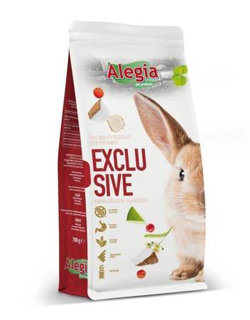 ALEGIA Exclusive krmivo pre králiky 700g 