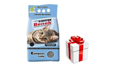 Super Benek Compact Natural 5l  +prekvapenie pre mačku ZDARMA