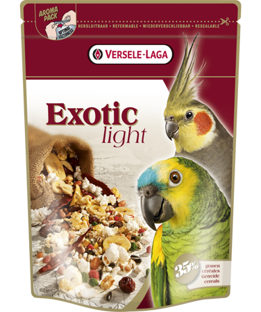 VERSELE-LAGA Exotic Light - zmes s praženými zrnami pre veľké a stredné papagáje 750g 